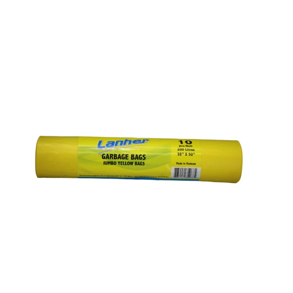 Lanher Garbage Bag Rolls Yellow Jumbo