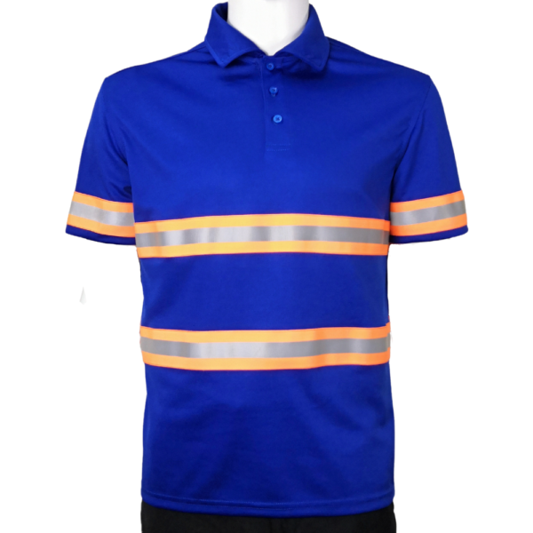 Customized Male Hi-Vis Dri Fit Polo Short Sleeve